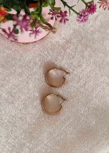 Golden Hoop Earrings