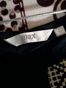 Black Embroidered Kurta