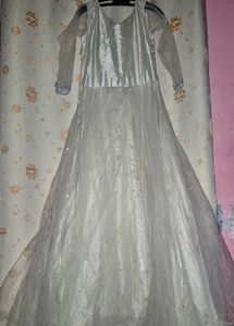 Elegant Embroidered Ethnic Gown