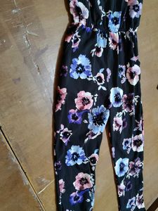 Floral Print Jumpsuit