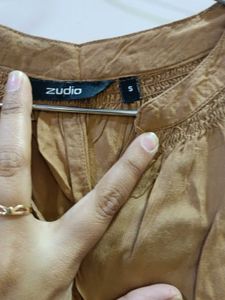 Zudio Tan Casual Top