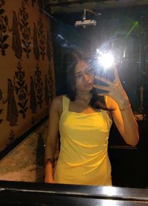 Butter Yellow Ruched Maxi Dress