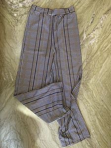 Chic Gingham Wide-Leg Pants