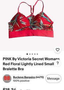 victoria's secret Tropical Print Bralette