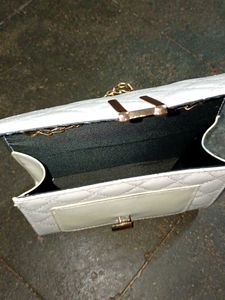 Quilted Chain Sling Bag