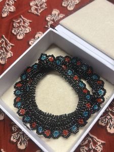 handmade beaded payal