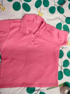 Cute Pink Polo T-Shirt