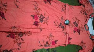 Beautiful Floral Print Gown