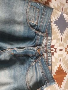 Light Wash Straight Jeans