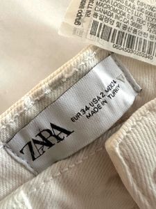 ZARA White Jeans