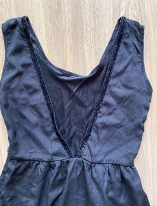 Black V Neck Glitter Dress🤍✨✨✨✨🌸🌸🌸