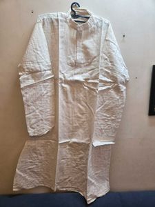 Men's Cotton White Kurta