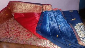 Elegant Blue Saree