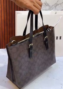 Coach Signature Tote Bag with Charm