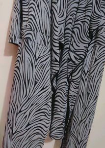Zebra Lining Print Shrug For 38- 40 Bust