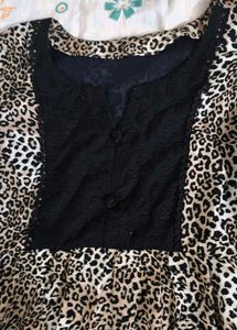 Leopard Print Kurta