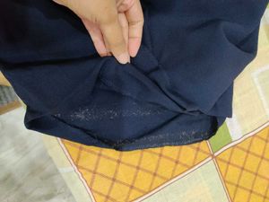 High Waist Korean Trouser Midnight Blue