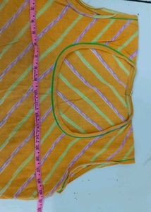 Vibrant Striped  rajputi suit