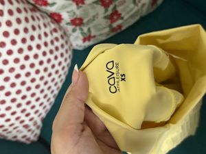 Butter Yellow Plie Pleated Skort