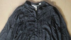 Chic Black Peplum Top