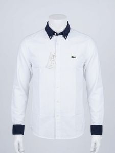 Lacoste White Button-Down Shirt