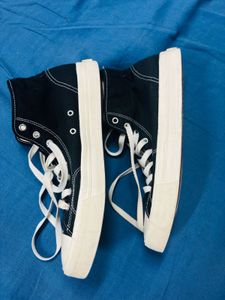 H&amp;M Black High-Top Sneakers