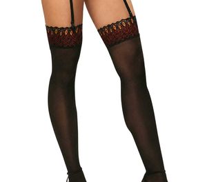 10 Pairs Purple Textured Tights