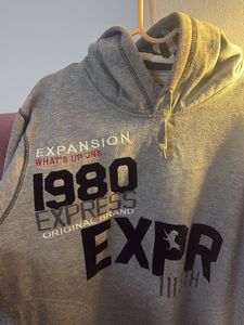 Gray Express Hoodie