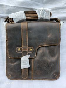 Brown Leather Crossbody Bag