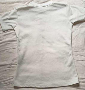 Classic White slim fitted tshirt