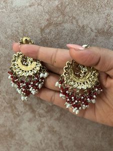Elegant Ethnic Chandbali Earrings