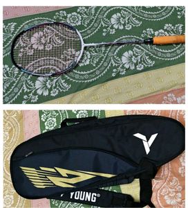 Young Badminton Racquet With Kitbag Combo