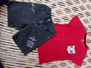 combo Of 2 Tshirt Shorts Set