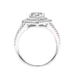 Heart Design Cubic Zirconia Ring