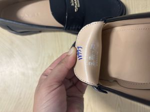 Coach Black Leather Loafers