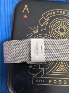 Fossil Watch with Mesh Band