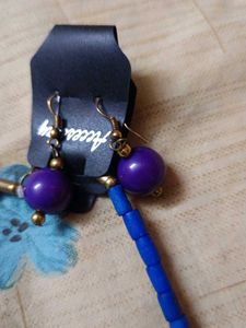 Bohemian Blue Beaded Necklace