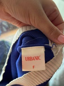 Blue Vegan Crop Top