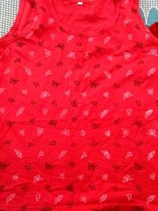 Pack of 2 Red Sleeveless Tops