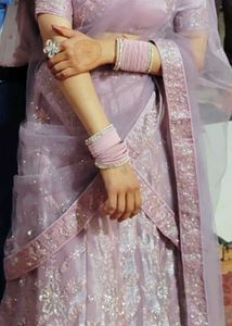 Elegant Lavender Lehenga Choli Set