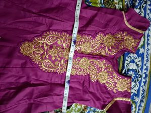 Purple Cotton Dress
