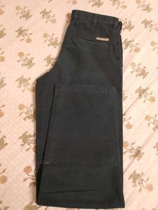 Men's Dark blue Casual Trousers