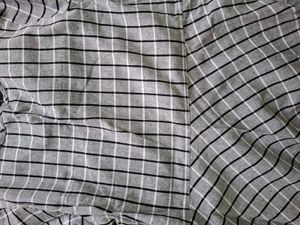 White And Black Checkered Top