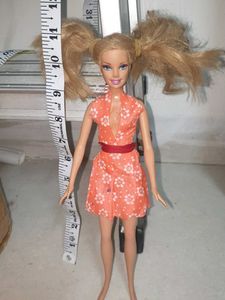 Retro Barbie Doll with Summer Dress