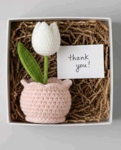 Crocheted Tulip Plant
