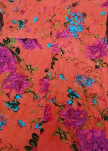 Vibrant Floral Print Kurta