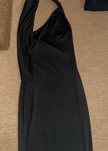 One Shoulder Long Sleeved Backless Bandage Dress