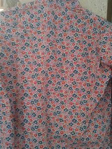 Floral Print Men's Kurta