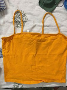 Vibrant Orange Camisole Top