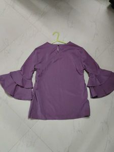 Sale 🔥 Lavender Ruffle Top💜